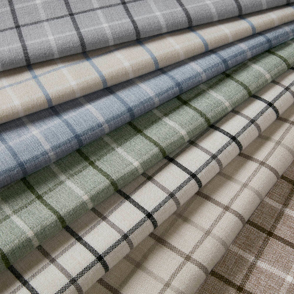 JLA Home Madison Park - Plaid Thermal Fleece Lined Curtain Panel — Heavyweight Plaid Insulating Drapery for Cozy, Filtered Light Black MP40-8734