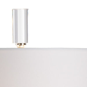 Wildwood Yoshino Hand-Painted Porcelain Lamp In Seafoam Celadon Glaze — Cherry Blossom Motif, 28" Height 23366