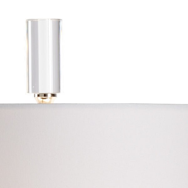 Wildwood Yoshino Hand-Painted Porcelain Lamp In Seafoam Celadon Glaze — Cherry Blossom Motif, 28" Height 23366