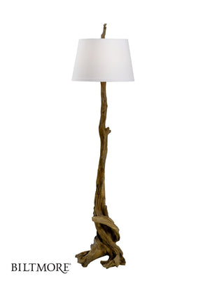 Wildwood Olmsted Oak Floor Lamp With Wisteria-Inspired Design, 70" Tall Ambient Lighting For Living Spaces Brown 23379