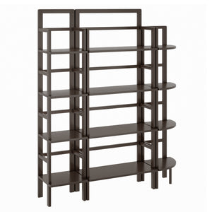 Winsome Wood Aiden 3-piece Solid Wood Baker's Rack Set In Rich Coffee Finish – Stylish Kitchen & Storage Solution Coffee Solid Wood 23388-winsome-wood