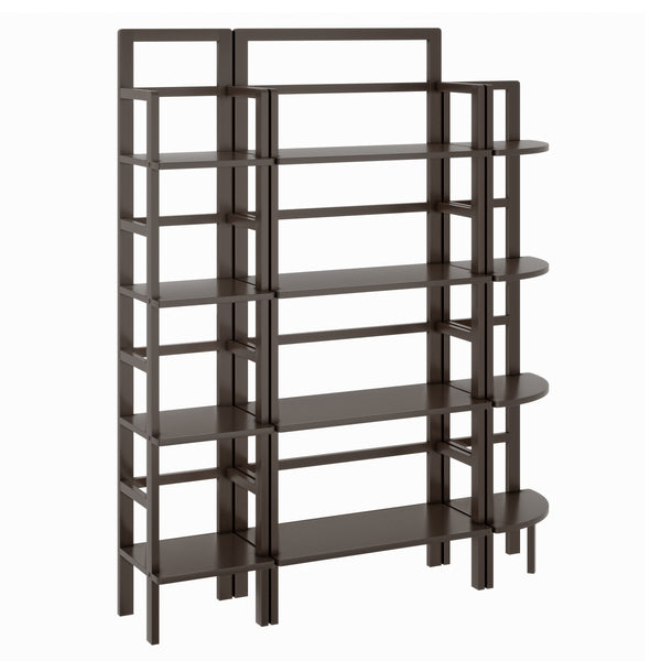 Winsome Wood Aiden 3-piece Solid Wood Baker's Rack Set In Rich Coffee Finish – Stylish Kitchen & Storage Solution Coffee Solid Wood 23388-winsome-wood