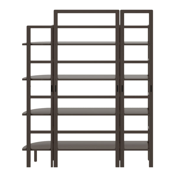 Winsome Wood Aiden 3-piece Solid Wood Baker's Rack Set In Rich Coffee Finish – Stylish Kitchen & Storage Solution Coffee Solid Wood 23388-winsome-wood