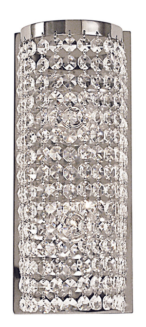 Framburg 2-light Elegant Crystal Sconce – Flirtatious Design With Usa-made Quality For Stunning Home Décor Polished Silver Metal 2341 Ps