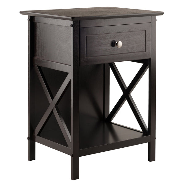 Winsome Wood Xylia Accent Table - Stylish Nightstand With Storage Drawer And Lower Shelf For Home Office & Living Room Coffee Solid ,Composite Wood 23419-winsome-wood