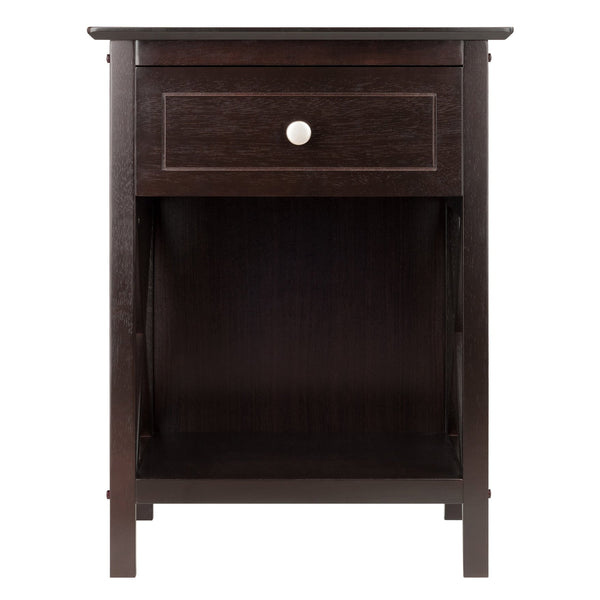 Winsome Wood Xylia Accent Table - Stylish Nightstand With Storage Drawer And Lower Shelf For Home Office & Living Room Coffee Solid ,Composite Wood 23419-winsome-wood