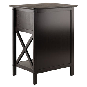 Winsome Wood Xylia Accent Table - Stylish Nightstand With Storage Drawer And Lower Shelf For Home Office & Living Room Coffee Solid ,Composite Wood 23419-winsome-wood