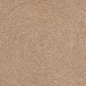English Elm Japandi Woven Jute Hourglass Side Table Organic Texture for Modern Living Rooms B2750P467807