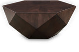 Diamante Brown Coffee Table 234Brown-CT Meridian Furniture