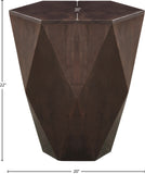 Diamante Brown End Table 234Brown-ET Meridian Furniture