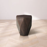 Diamante Brown End Table 234Brown-ET Meridian Furniture