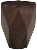 Diamante Brown End Table 234Brown-ET Meridian Furniture