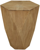 Diamante Oak End Table 234Oak-ET Meridian Furniture