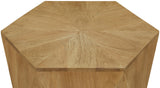 Diamante Oak End Table 234Oak-ET Meridian Furniture