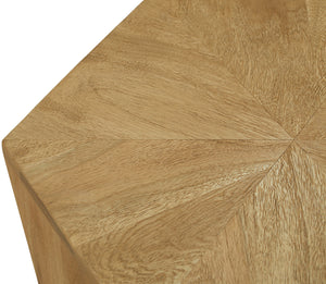 Diamante Oak End Table 234Oak-ET Meridian Furniture