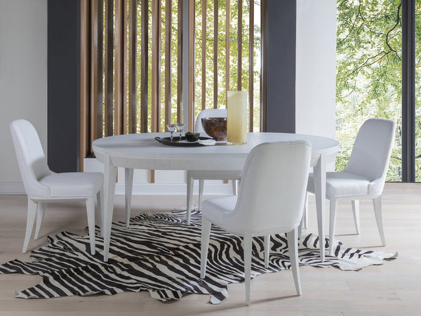 Lexington Artistica Home Marcel Contemporary Round Dining Table With Unique Inverno Finish And Extendable Leaf For Style Inverno Wood 2350-870