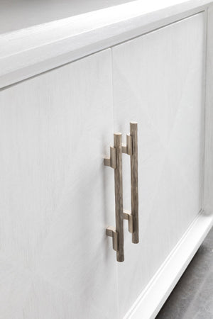 Lexington Artistica Home Marcel Media Console - Contemporary Mahogany Design With Unique Finishes And Adjustable Shelves Inverno Wood 2350-907