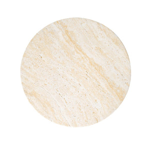 English Elm U_style Hourglass Mgo Concrete Outdoor Accent Table Sculptural Stone Texture Patio Decor Beige,Yellow N711P422072M