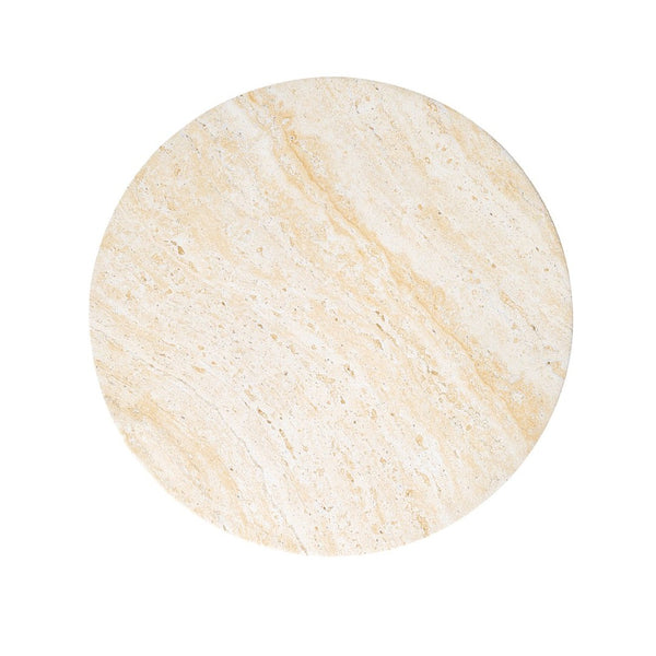 English Elm U_style Hourglass Mgo Concrete Outdoor Accent Table Sculptural Stone Texture Patio Decor Beige,Yellow N711P422072M