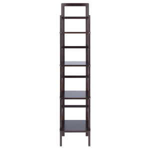 Winsome Wood Aiden Narrow Baker's Rack In Rich Coffee Finish – Stylish Storage Solution For Small Spaces Coffee Solid Wood 23582-winsome-wood