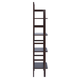 Winsome Wood Aiden Narrow Baker's Rack In Rich Coffee Finish – Stylish Storage Solution For Small Spaces Coffee Solid Wood 23582-winsome-wood