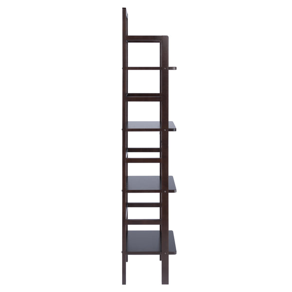 Winsome Wood Aiden Narrow Baker's Rack In Rich Coffee Finish – Stylish Storage Solution For Small Spaces Coffee Solid Wood 23582-winsome-wood