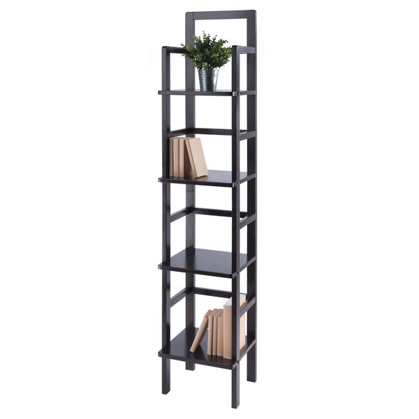 Winsome Wood Aiden Narrow Baker's Rack In Rich Coffee Finish – Stylish Storage Solution For Small Spaces Coffee Solid Wood 23582-winsome-wood
