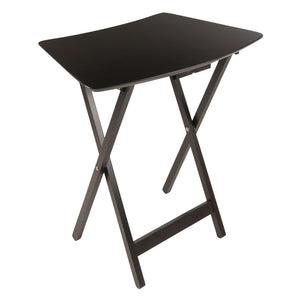 Winsome Wood Anila 5-piece Snack Table Set In Coffee - Stylish, Foldable Design For Easy Entertaining Anywhere! Coffee Solid ,Composite Wood 23594-winsome-wood