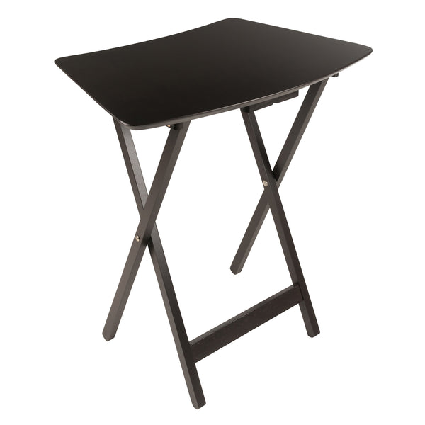 Winsome Wood Anila 5-piece Snack Table Set In Coffee - Stylish, Foldable Design For Easy Entertaining Anywhere! Coffee Solid ,Composite Wood 23594-winsome-wood