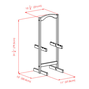 Winsome Wood Anila 5-piece Snack Table Set In Coffee - Stylish, Foldable Design For Easy Entertaining Anywhere! Coffee Solid ,Composite Wood 23594-winsome-wood