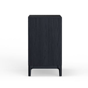 Alpine Furniture June Chest - Vintage Black Storage Solution With Soft-close Drawers And Stylish Design For Bedrooms Vintage Black Mindi Solids & Veneer 2359blk-05-alpine