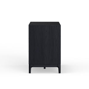 Alpine Furniture June 60" Dresser With Soft-Close Drawers And Dovetail Joinery — Minimalist 6-Drawer Storage Console Vintage Black 2359BLK-73