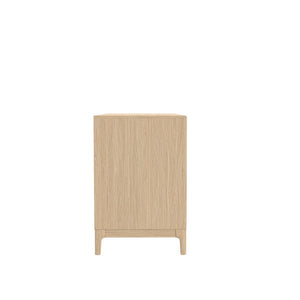 Alpine Furniture June Dresser With Recessed Pulls And Soft-Close Drawers — Sleek Minimalist 51" Storage Solution Light Oak 2359OAK-03