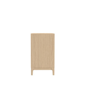 Alpine Furniture June Chest With Modern Dovetail Drawers, Soft-Close Glides, Anti-Tip Safety & Minimalist Design Light Oak 2359OAK-05