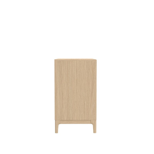 Alpine Furniture June Chest With Modern Dovetail Drawers, Soft-Close Glides, Anti-Tip Safety & Minimalist Design Light Oak 2359OAK-05