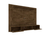 Manhattan Comfort Liberty Mid-Century Modern Floating Entertainment Center Rustic Brown 235BMC9