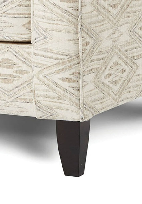 English Elm Transitional High Back Stripe Chair with Rolled Arms for Coastal Comfort and Supportive Seating Appeal Multi 38 L x 32 W x 36 H B2741P376970