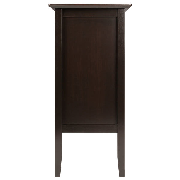 Winsome Wood Melba Buffet Cabinet In Coffee Finish - Elegant Storage Solution For Dining & Living Spaces Coffee Composite Wood ,Metal 23646-winsome-wood