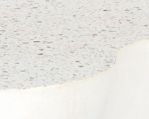 Sunpan Ava Coffee Table - Contemporary Concrete Design with Unique Finish for Modern Living Spaces Terrazzo