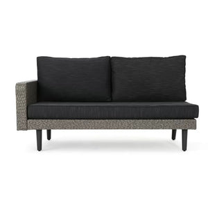 English Elm Christopher Knight Home® - Tahiti Outdoor Sofa Set - Stylish Black Weather-Resistant Seating With Cushions For Patios & Decks 60125.00MBK