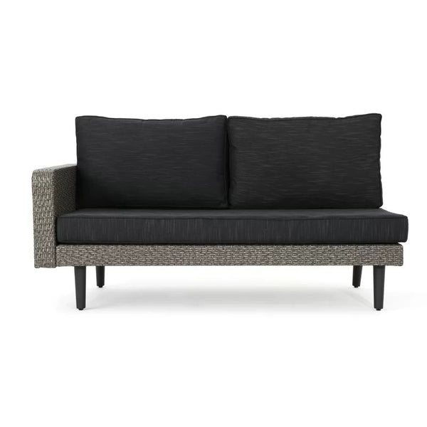 English Elm Christopher Knight Home® - Tahiti Outdoor Sofa Set - Stylish Black Weather-Resistant Seating With Cushions For Patios & Decks 60125.00MBK