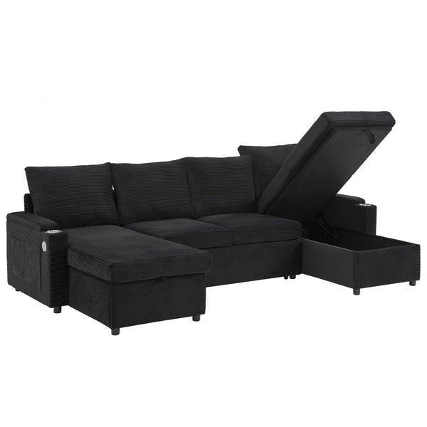 English Elm Swivel Barrel Accent Chair Chenille Tufted Round Club Seat for Living Room Lounge Black N719S002190B