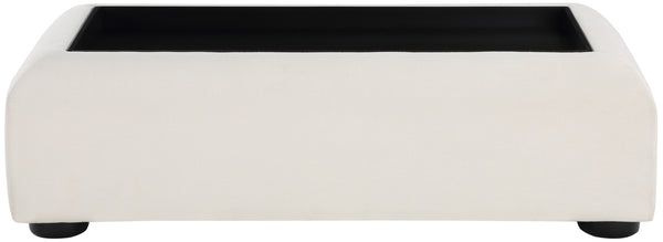 Diana Cream Coffee Table 236Black-C Meridian Furniture