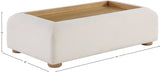 Diana Cream Coffee Table 236Natural-C Meridian Furniture