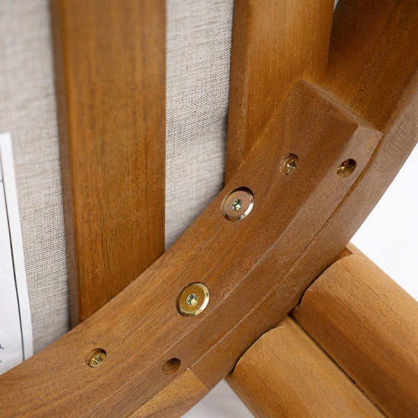 English Elm Christopher Knight Home® - Cove Acacia Wood Dining Chair Set Of 2 With Teak Finish And Beige Cushions For Indoor/Outdoor Use N775P329653T