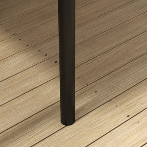 English Elm Outsunny 10' X 13' Gazebo Canopy Replacement - Light Gray Top Cover With Vents & Drain Holes For Uv Protection W2225P174134-GIGA