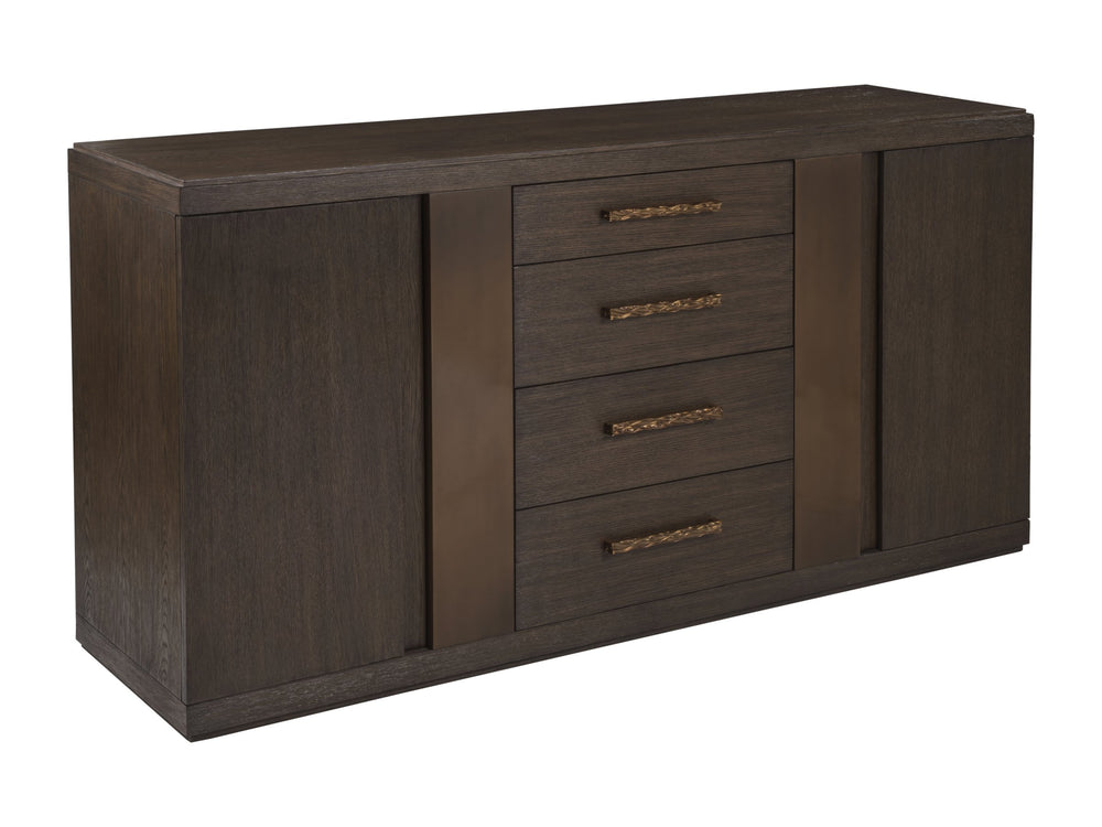 Lexington Andare Buffet with Solid Brass Hardware and Adjustable Shelving for Modern Living 2371-852