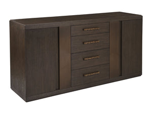 Lexington Andare Buffet with Solid Brass Hardware and Adjustable Shelving for Modern Living 2371-852
