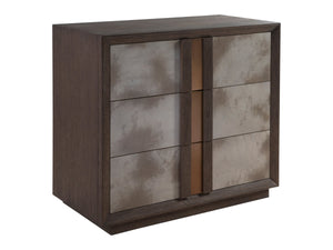 Lexington Andare Entryway Hall Chest with Brass Hardware and Parchment Drawer Fronts 2371-973
