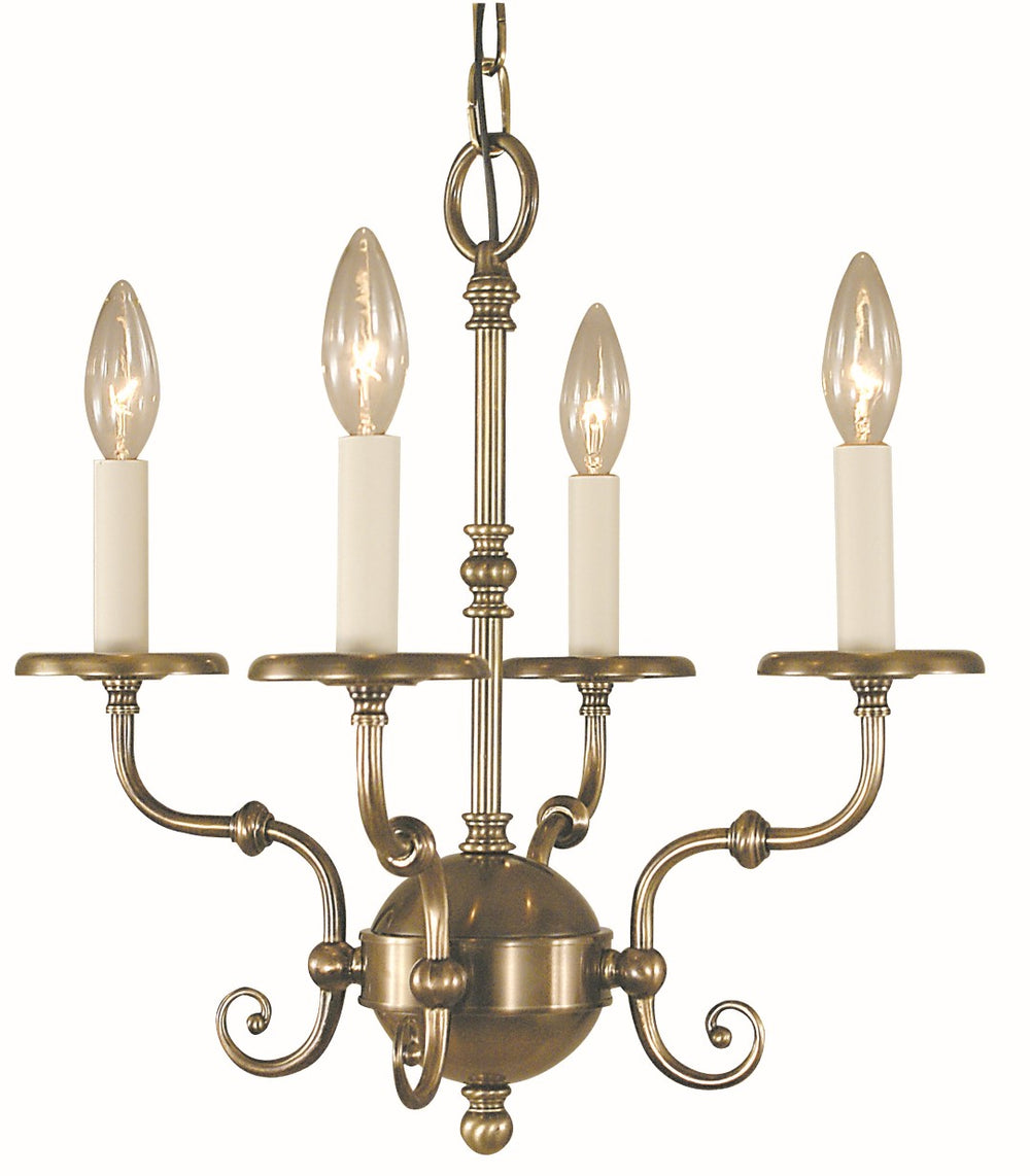 Framburg 4-light Rustic Jamestown Mini Chandelier - Handcrafted American Design For Timeless Elegance Mahogany Bronze Metal 9143 Mb